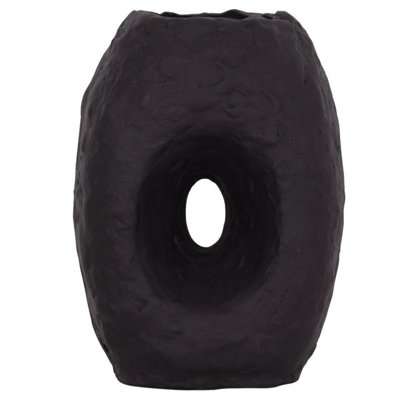 ΕΠΙΤΡΑΠΕΖΙΟ ΔΙΑΚΟΣΜΗΤΙΚΟ ΒΑΖΟ NAMENTIS HM4673.01L ΜΑΥΡΗ ΤΕΡΑΚΟΤΑ--26.5x16x36.5Υεκ