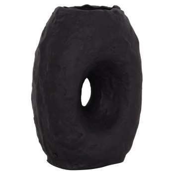 ΕΠΙΤΡΑΠΕΖΙΟ ΔΙΑΚΟΣΜΗΤΙΚΟ ΒΑΖΟ NAMENTIS HM4673.01L ΜΑΥΡΗ ΤΕΡΑΚΟΤΑ--26.5x16x36.5Υεκ