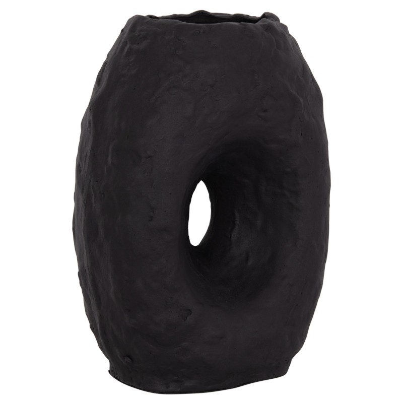 ΕΠΙΤΡΑΠΕΖΙΟ ΔΙΑΚΟΣΜΗΤΙΚΟ ΒΑΖΟ NAMENTIS HM4673.01L ΜΑΥΡΗ ΤΕΡΑΚΟΤΑ--26.5x16x36.5Υεκ