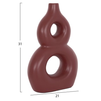 ΕΠΙΤΡΑΠΕΖΙΟ ΔΙΑΚΟΣΜΗΤΙΚΟ ΒΑΖΟ FIORIN HM4666.03S ΤΕΡΑΚΟΤΑ ΣΕ ΒΥΣΣΙΝΙ--21x7.5x31Υεκ.