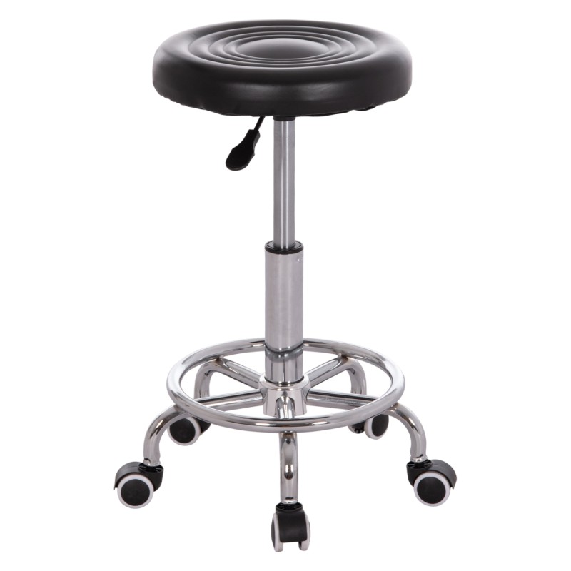 ΣΚΑΜΠΟ ΠΕΡΙΣΤΡΕΦΟΜΕΝΟ ΣΧΕΔΙΑΣΤΗΡΙΟΥ IRIS HM212.21 ΜΑΥΡΟ PU HOMEMARKT Φ32x45-60Υεκ.