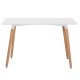 ΣΕΤ ΤΡΑΠΕΖΑΡΙΑΣ 5ΤΜΧ MINIMAL HM11767 ΛΕΥΚΟ MDF-ΜΠΕΖ ΥΦΑΣΜΑ