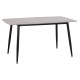 ΤΡΑΠΕΖΙ RAVEN HM18149.13 ΚΕΡΑΜΙΚΟ TOP ΜΕ ΟΨΗ ΓΚΡΙ ΜΑΡΜΑΡΟ 140x80x74Υεκ.