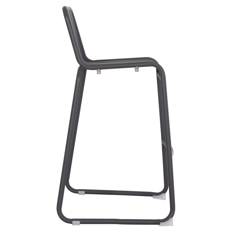 ΣΚΑΜΠΟ ΜΠΑΡ ΑΛΟΥΜΙΝΙΟΥ RACHEL HM6341.01 ΓΚΡΙ 47x56,5x98,5Υεκ.