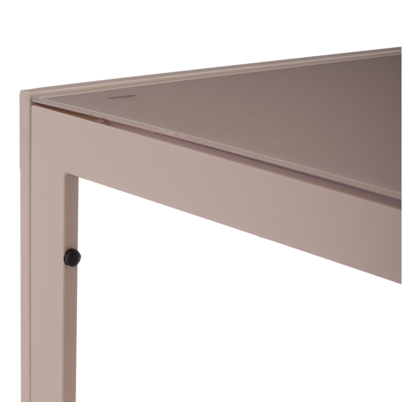 ΣΕΤ ΤΡΑΠΕΖΑΡΙΑΣ 5ΤΜΧ OFER HM21015 ΤΡΑΠΕΖΙ & 4 ΚΑΡΕΚΛΕΣ ΜΕΤΑΛΛΟ ΣΕ ΚΑΠΟΥΤΣΙΝΟ