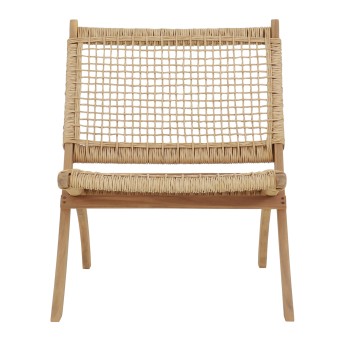 ΚΑΡΕΚΛΑ ΑΝΑΔΙΠΛΟΥΜΕΝΗ FERMO HM6243.01 ΞΥΛΟ ΑΚΑΚΙΑΣ ΦΥΣΙΚΟ-ΣΥΝΘ.WICKER 60x76x72Υεκ.