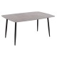 ΤΡΑΠΕΖΙ RAVEN HM18150.13 ΚΕΡΑΜΙΚΟ TOP ΜΕ ΟΨΗ ΓΚΡΙ ΜΑΡΜΑΡΟ 160x80x74Υεκ.