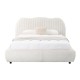 ΚΡΕΒΑΤΙ ΔΙΠΛΟ ΜΕ ΑΠΟΘ.ΧΩΡΟ KALLY HM729.03 ΜΠΕΖ FAUX FUR ΥΦΑΣΜΑ--ΣΤΡΩΜΑ 160x200εκ