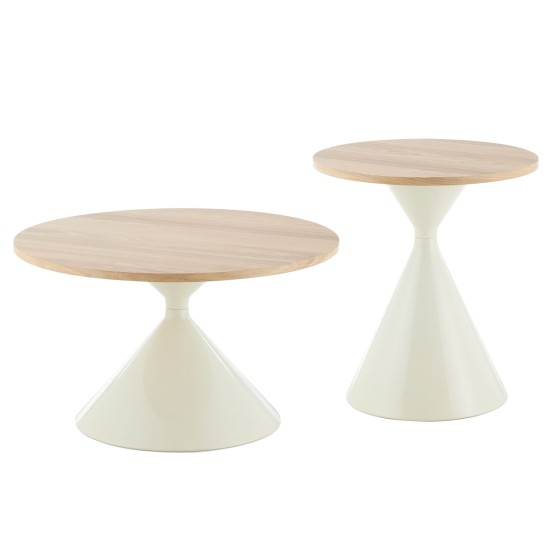 ΤΡΑΠΕΖΙΑ ΣΑΛΟΝΙΟΥ JENNEL HM18265 ΜΕΤΑΛΛΟ ΜΠΕΖ--MDF ΜΕ PAPERWOOD Φ50εκ & Φ70εκ ΤΡΑΠΕΖΙΑ ΣΑΛΟΝΙΟΥ JENNEL HM18265 ΜΕΤΑΛΛΟ ΜΠΕΖ--MDF ΜΕ PAPERWOOD Φ50εκ & Φ70εκ