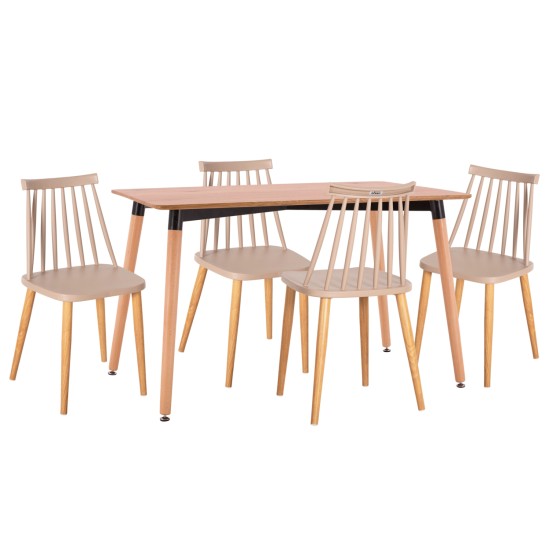 ΣΕΤ ΤΡΑΠΕΖΑΡΙΑΣ 5ΤΜΧ VANESSA HM21181 MDF TOP ΣΕ ΦΥΣΙΚΟ-ΣΚΕΛΕΤΟΣ ΣΕ ΦΥΣΙΚΟ ΣΕΤ ΤΡΑΠΕΖΑΡΙΑΣ 5ΤΜΧ VANESSA HM21181 MDF TOP ΣΕ ΦΥΣΙΚΟ-ΣΚΕΛΕΤΟΣ ΣΕ ΦΥΣΙΚΟ
