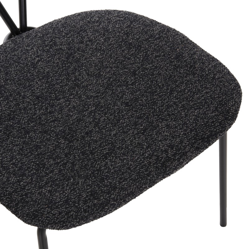 ΣΕΤ ΤΡΑΠΕΖΑΡΙΑΣ 5ΤΜΧ BROLIN HM21200 MDF TOP & ΜΕΤΑΛΛΟ ΜΑΥΡΟ-ΣΚΟΥΡΟ ΓΚΡΙ ΥΦΑΣΜΑ