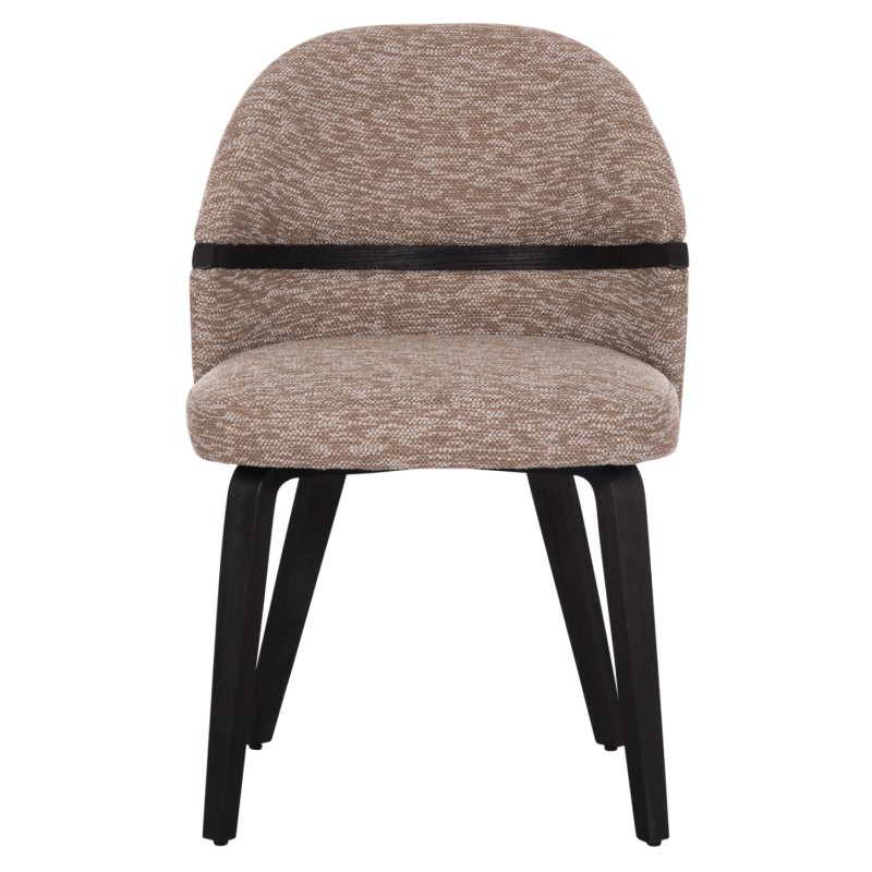 ΚΑΡΕΚΛΑ ΤΡΑΠΕΖΑΡΙΑΣ DEKKER HM18249.03 PLYWOOD ΜΑΥΡΟ--ΥΦΑΣΜΑ ΚΑΦΕ 50x60x80Υεκ.