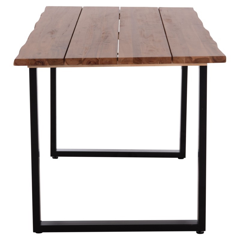 ΤΡΑΠΕΖΙ ΤΡΑΠΕΖΑΡΙΑΣ FRIGGO HM6375.02 ΞΥΛΟ ΑΚΑΚΙΑΣ ΠΑΧΟΣ ΕΠΙΦΑΝΕΙΑΣ 2,6εκ- 160x80x76Υ