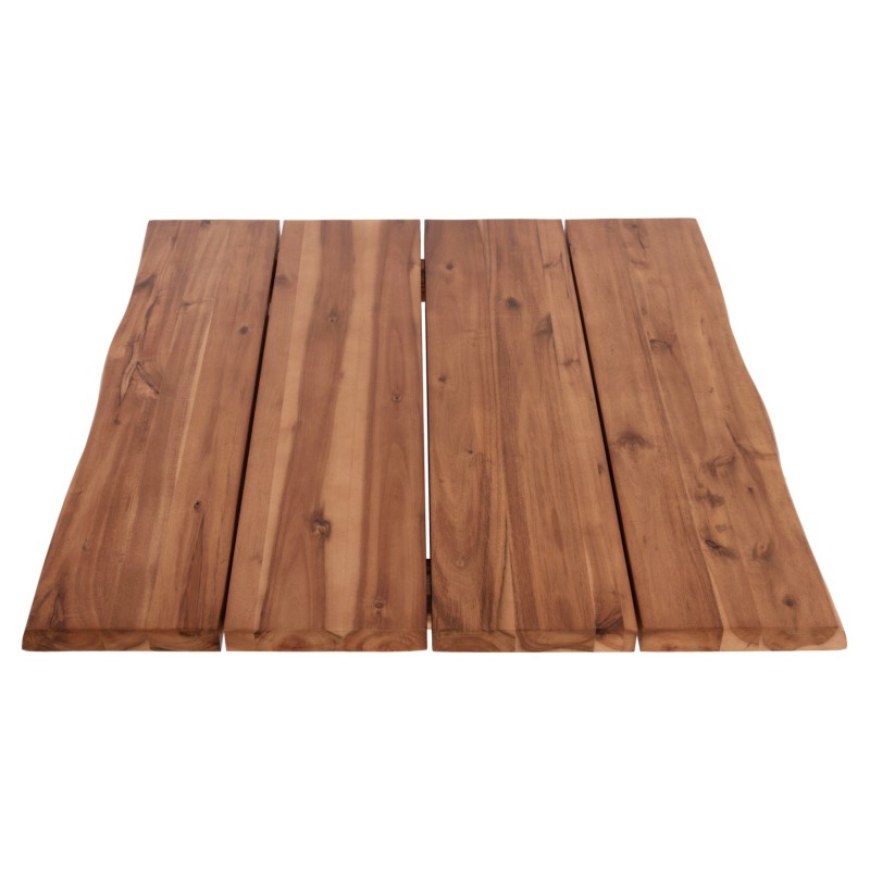 ΕΠΙΦΑΝΕΙΑ ΤΡΑΠΕΖΙΟΥ ΤΕΤΡΑΓΩΝΗ ΑΠΟ ΜΑΣΙΦ ΞΥΛΟ ΑΚΑΚΙΑΣ HM6300.01-- 80x80x3.5(πάχος) εκ.