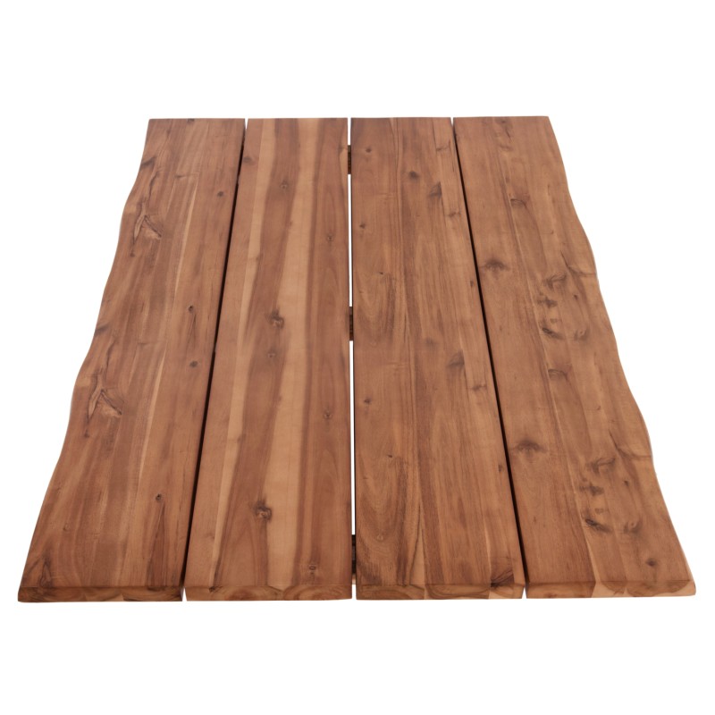 ΕΠΙΦΑΝΕΙΑ ΤΡΑΠΕΖΙΟΥ ΟΡΘΟΓΩΝΙΑ ΑΠΟ ΜΑΣΙΦ ΞΥΛΟ ΑΚΑΚΙΑΣ HM6301.01--140x80x3.5(πάχος)εκ