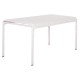 ΤΡΑΠΕΖΙ ΑΛΟΥΜΙΝΙΟΥ RACHEL HM6339.02 ΛΕΥΚΟ 150x80x75Υεκ.