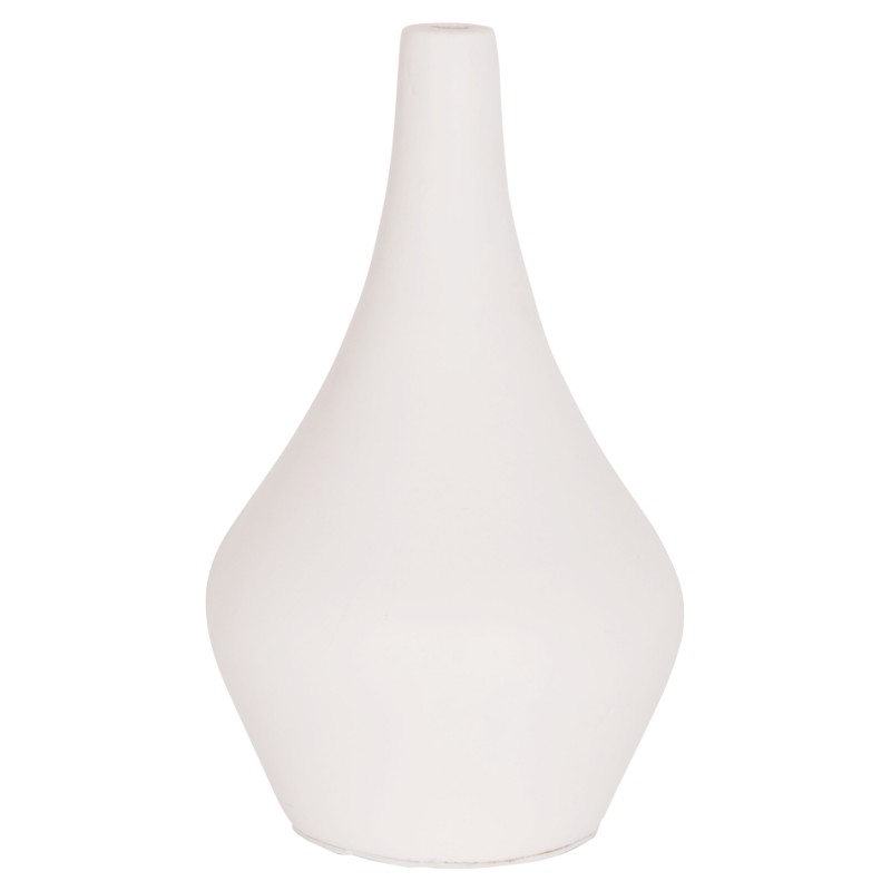 ΕΠΙΤΡΑΠΕΖΙΟ ΔΙΑΚΟΣΜΗΤΙΚΟ ΒΑΖΟ DENI HM4663.02S FIBER CEMENT ΣΕ ΛΕΥΚΟ--Φ15x27Υεκ.