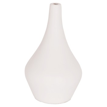 ΕΠΙΤΡΑΠΕΖΙΟ ΔΙΑΚΟΣΜΗΤΙΚΟ ΒΑΖΟ DENI HM4663.02S FIBER CEMENT ΣΕ ΛΕΥΚΟ--Φ15x27Υεκ.