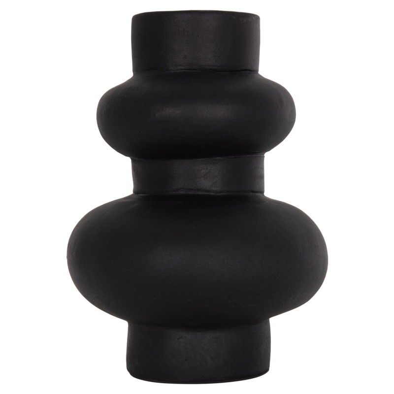 ΕΠΙΤΡΑΠΕΖΙΟ ΔΙΑΚΟΣΜΗΤΙΚΟ ΒΑΖΟ LEMA HM4664.01M ΤΕΡΑΚΟΤΑ ΣΕ ΜΑΥΡΟ--Φ22x29Υεκ.