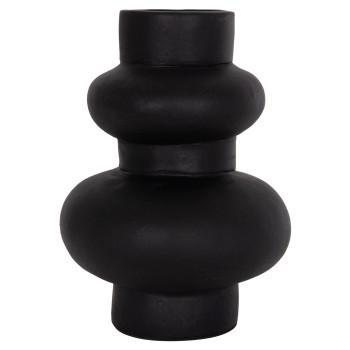 ΕΠΙΤΡΑΠΕΖΙΟ ΔΙΑΚΟΣΜΗΤΙΚΟ ΒΑΖΟ LEMA HM4664.01M ΤΕΡΑΚΟΤΑ ΣΕ ΜΑΥΡΟ--Φ22x29Υεκ.