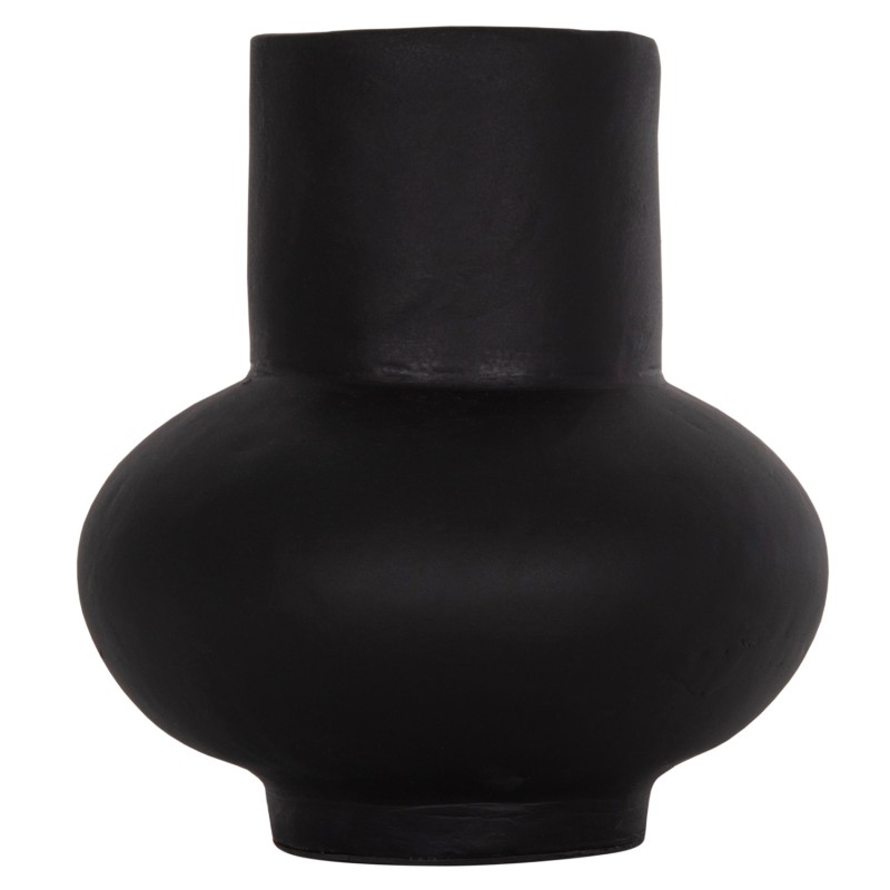 ΕΠΙΤΡΑΠΕΖΙΟ ΔΙΑΚΟΣΜΗΤΙΚΟ ΒΑΖΟ LEMA HM4664.01S ΤΕΡΑΚΟΤΑ ΣΕ ΜΑΥΡΟ--Φ22x22Υεκ.