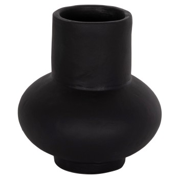 ΕΠΙΤΡΑΠΕΖΙΟ ΔΙΑΚΟΣΜΗΤΙΚΟ ΒΑΖΟ LEMA HM4664.01S ΤΕΡΑΚΟΤΑ ΣΕ ΜΑΥΡΟ--Φ22x22Υεκ.