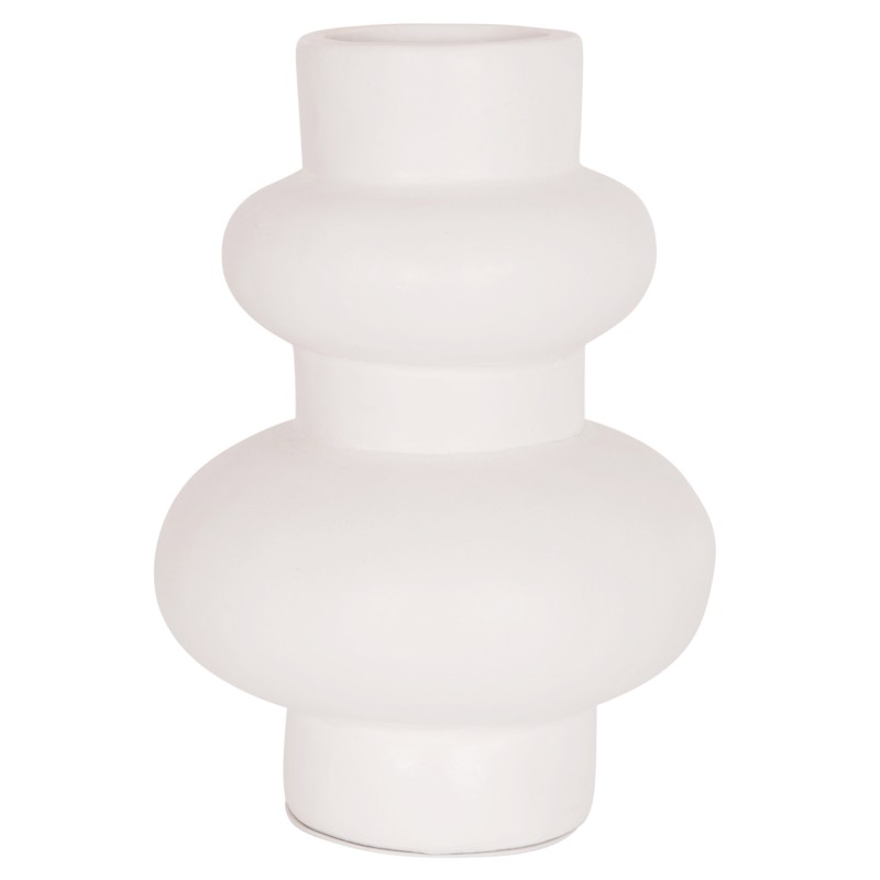 ΕΠΙΤΡΑΠΕΖΙΟ ΔΙΑΚΟΣΜΗΤΙΚΟ ΒΑΖΟ LEMA HM4664.02M ΤΕΡΑΚΟΤΑ ΣΕ ΛΕΥΚΟ--Φ22x29Υεκ.