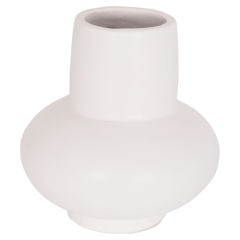 ΕΠΙΤΡΑΠΕΖΙΟ ΔΙΑΚΟΣΜΗΤΙΚΟ ΒΑΖΟ LEMA HM4664.02S ΤΕΡΑΚΟΤΑ ΣΕ ΛΕΥΚΟ--Φ22x22Υεκ.