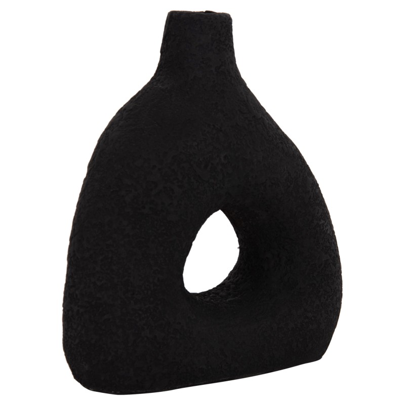 ΕΠΙΤΡΑΠΕΖΙΟ ΔΙΑΚΟΣΜΗΤΙΚΟ ΒΑΖΟ DECANT HM4667.01Μ ΤΕΡΑΚΟΤΑ ΣΕ ΜΑΥΡΟ--17x6.5x20Υεκ.