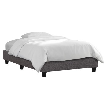 ΚΡΕΒΑΤΙ-ΥΠΟΣΤΡΩΜΑ SIGGY HM722.10 ΧΩΡΙΣ ΑΠΟΘ.ΧΩΡΟ--ΓΚΡΙ ΥΦΑΣΜΑ--ΓΙΑ 90Χ200εκ.