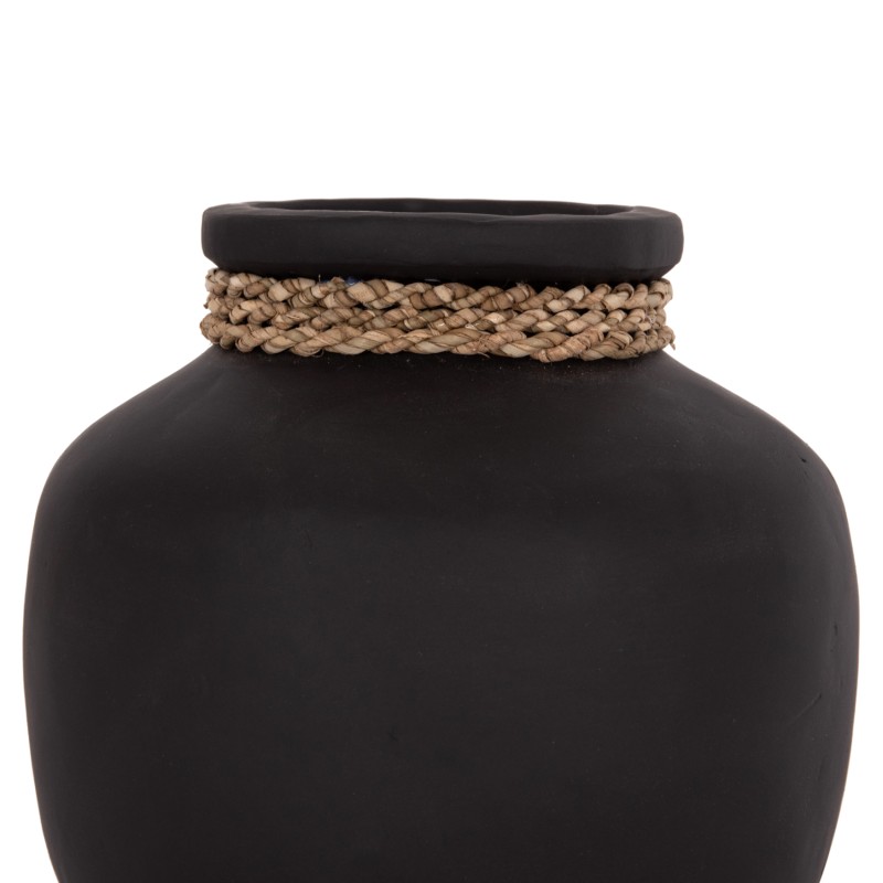 ΕΠΙΤΡΑΠΕΖΙΟ ΔΙΑΚΟΣΜΗΤΙΚΟ ΒΑΖΟ CAMMER HM4687.01S ΤΕΡΑΚΟΤΑ ΣΕ ΜΑΥΡΟ--Φ22x20Υεκ.