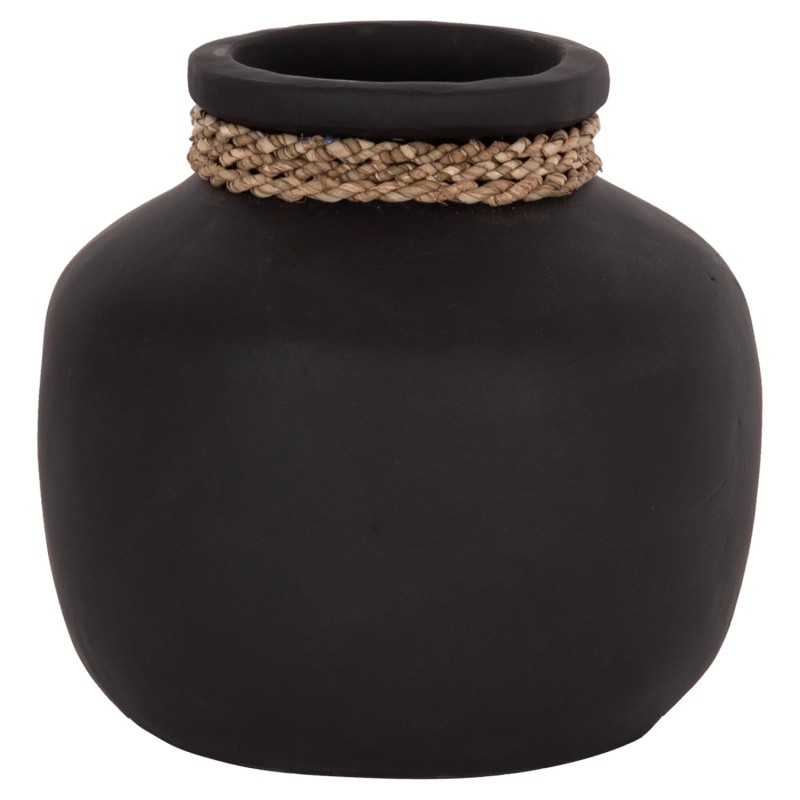 ΕΠΙΤΡΑΠΕΖΙΟ ΔΙΑΚΟΣΜΗΤΙΚΟ ΒΑΖΟ CAMMER HM4687.01S ΤΕΡΑΚΟΤΑ ΣΕ ΜΑΥΡΟ--Φ22x20Υεκ.