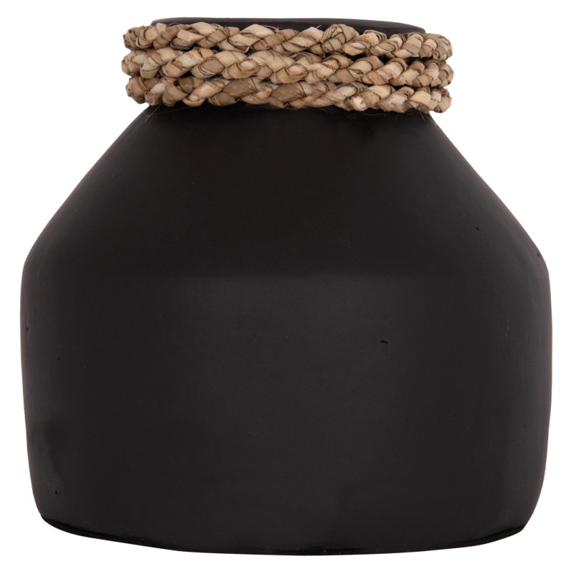 ΕΠΙΤΡΑΠΕΖΙΟ ΔΙΑΚΟΣΜΗΤΙΚΟ ΒΑΖΟ CAMMER HM4687.01XS ΤΕΡΑΚΟΤΑ ΣΕ ΜΑΥΡΟ--Φ16x15Υεκ.