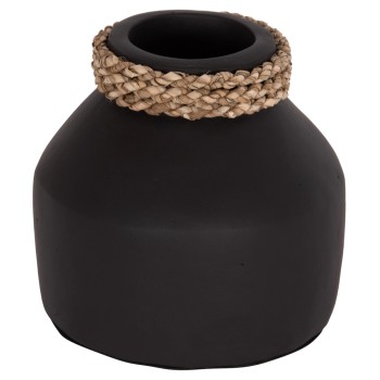 ΕΠΙΤΡΑΠΕΖΙΟ ΔΙΑΚΟΣΜΗΤΙΚΟ ΒΑΖΟ CAMMER HM4687.01XS ΤΕΡΑΚΟΤΑ ΣΕ ΜΑΥΡΟ--Φ16x15Υεκ.