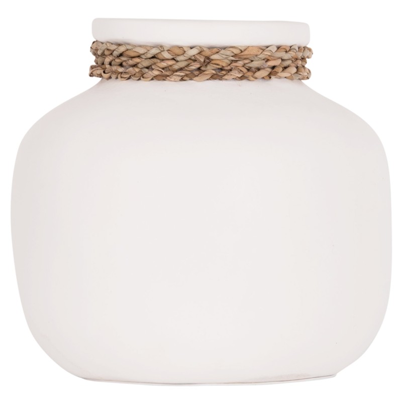 ΕΠΙΤΡΑΠΕΖΙΟ ΔΙΑΚΟΣΜΗΤΙΚΟ ΒΑΖΟ CAMMER HM4687.02S ΤΕΡΑΚΟΤΑ ΣΕ ΛΕΥΚΟ--Φ22x20Υεκ.