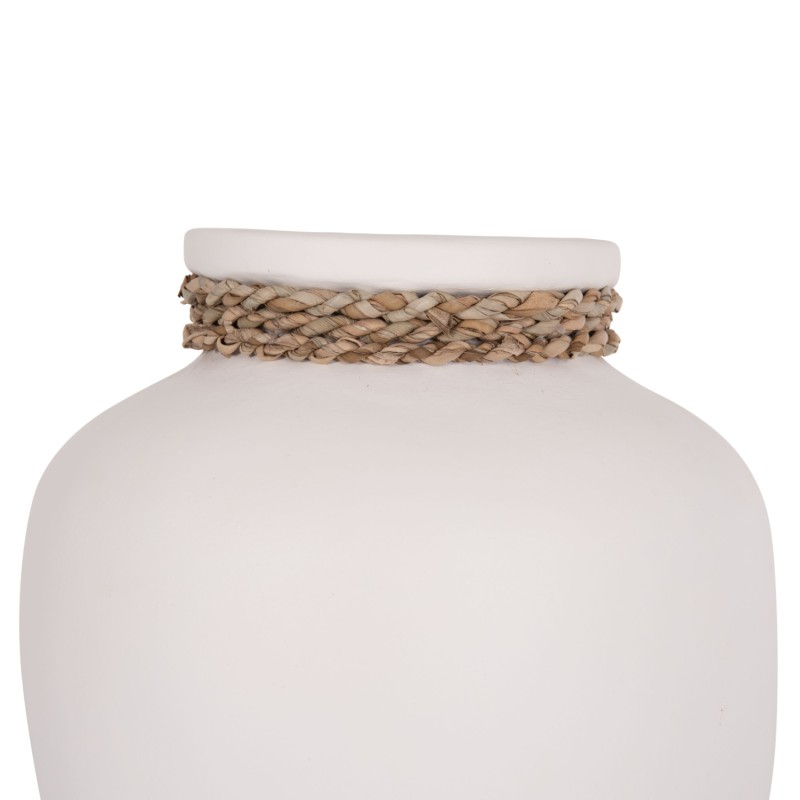 ΕΠΙΤΡΑΠΕΖΙΟ ΔΙΑΚΟΣΜΗΤΙΚΟ ΒΑΖΟ CAMMER HM4687.02S ΤΕΡΑΚΟΤΑ ΣΕ ΛΕΥΚΟ--Φ22x20Υεκ.