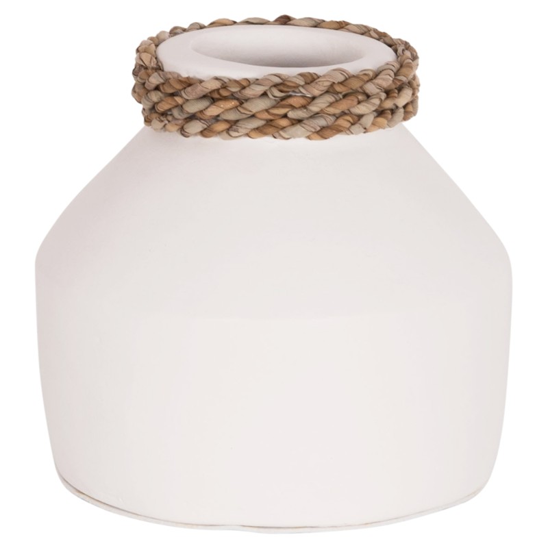 ΕΠΙΤΡΑΠΕΖΙΟ ΔΙΑΚΟΣΜΗΤΙΚΟ ΒΑΖΟ CAMMER HM4687.02XS ΤΕΡΑΚΟΤΑ ΣΕ ΛΕΥΚΟ--Φ16x15Υεκ.