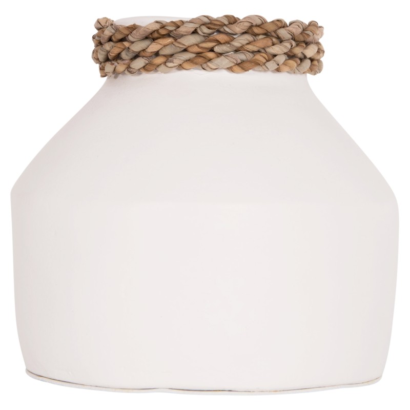 ΕΠΙΤΡΑΠΕΖΙΟ ΔΙΑΚΟΣΜΗΤΙΚΟ ΒΑΖΟ CAMMER HM4687.02XS ΤΕΡΑΚΟΤΑ ΣΕ ΛΕΥΚΟ--Φ16x15Υεκ.