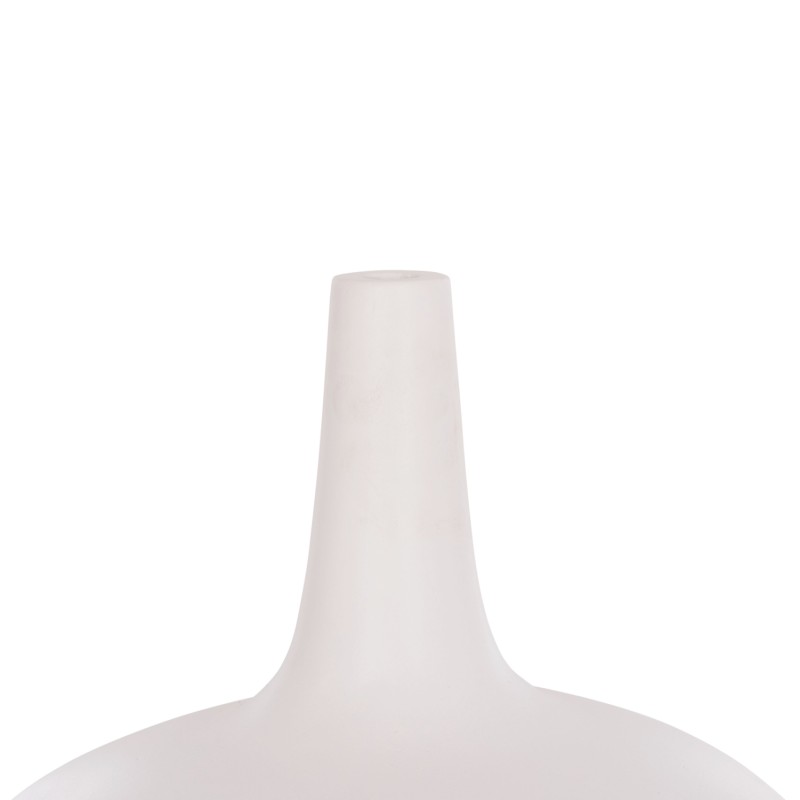 ΕΠΙΤΡΑΠΕΖΙΟ ΔΙΑΚΟΣΜΗΤΙΚΟ ΒΑΖΟ DENI HM4663.02M FIBER CEMENT ΣΕ ΛΕΥΚΟ--Φ30x29.5Υεκ