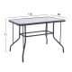 ΣΕΤ ΤΡΑΠΕΖΑΡΙΑΣ 5ΤΜΧ ADAM HM21219 ΚΑΡΕΚΛΕΣ ΜΕΤΑΛΛΙΚΕΣ & ΤΡΑΠΕΖΙ 110x60 ΓΚΡΙ