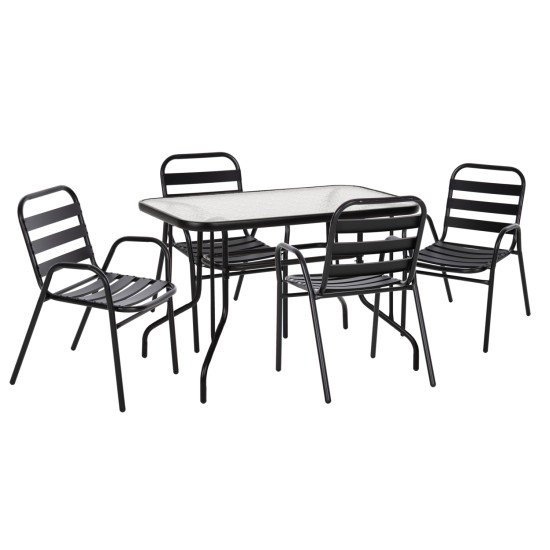 ΣΕΤ ΤΡΑΠΕΖΑΡΙΑΣ 5ΤΜΧ ADAM HM21219.01 ΚΑΡΕΚΛΕΣ ΜΕΤΑΛΛΙΚΕΣ & ΤΡΑΠΕΖΙ 110x60 ΜΑΥΡΟ ΣΕΤ ΤΡΑΠΕΖΑΡΙΑΣ 5ΤΜΧ ADAM HM21219.01 ΚΑΡΕΚΛΕΣ ΜΕΤΑΛΛΙΚΕΣ & ΤΡΑΠΕΖΙ 110x60 ΜΑΥΡΟ