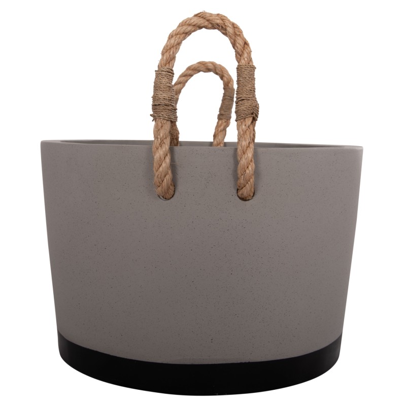 ΓΛΑΣΤΡΑ ΕΣ. ΧΩΡΟΥ ΣΕΙΡΑ TRYLL HM4690L FIBER CEMENT ΓΚΡΙ & ΣΧΟΙΝΙ Φ40x25,5Υεκ.