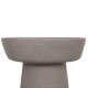 ΤΡΑΠΕΖΙ ΣΑΛΟΝΙΟΥ PIRSON HM18155.03 FIBER CEMENT ΣΕ ΓΚΡΙ--Φ60x36Υεκ.