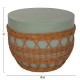 ΤΡΑΠΕΖΙ ΣΑΛΟΝΙΟΥ VILHENA HM18165 FIBER CEMENT ΠΡΑΣΙΝΟ-RATTAN ΦΥΣΙΚΟ Φ56x47Υεκ. ΤΡΑΠΕΖΙ ΣΑΛΟΝΙΟΥ VILHENA HM18165 FIBER CEMENT ΠΡΑΣΙΝΟ-RATTAN ΦΥΣΙΚΟ Φ56x47Υεκ.