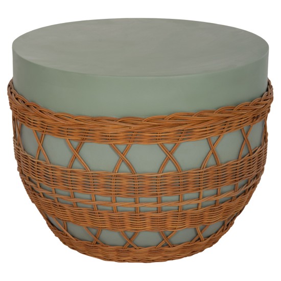 ΤΡΑΠΕΖΙ ΣΑΛΟΝΙΟΥ VILHENA HM18165 FIBER CEMENT ΠΡΑΣΙΝΟ-RATTAN ΦΥΣΙΚΟ Φ56x47Υεκ. ΤΡΑΠΕΖΙ ΣΑΛΟΝΙΟΥ VILHENA HM18165 FIBER CEMENT ΠΡΑΣΙΝΟ-RATTAN ΦΥΣΙΚΟ Φ56x47Υεκ.