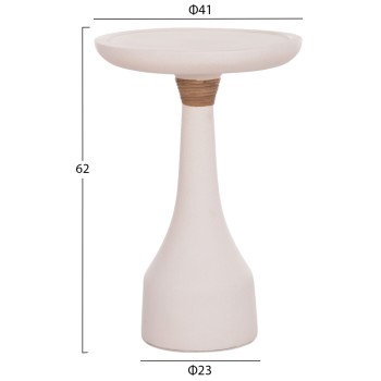 ΒΟΗΘΗΤΙΚΟ ΤΡΑΠΕΖΙ ΓΙΑ ΛΑΜΠΑΤΕΡ TORG HM18170.02 FIBER CEMENT ΛΕΥΚΟ Φ41x62Υεκ.