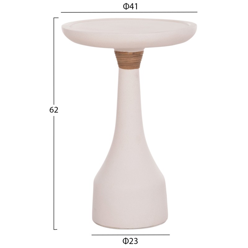 ΒΟΗΘΗΤΙΚΟ ΤΡΑΠΕΖΙ ΓΙΑ ΛΑΜΠΑΤΕΡ TORG HM18170.02 FIBER CEMENT ΛΕΥΚΟ Φ41x62Υεκ.