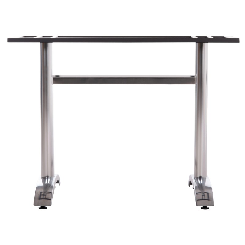 ΒΑΣΗ ΤΡΑΠΕΖΙΟΥ ΜΕΤΑΛΛΙΚΗ ΔΙΠΛΗ HM461.13 ΧΡΩΜΙΟΥ ΜΕ ΡΕΓΟΥΛΑΤΟΡΟΥΣ 100x60x73Υεκ.