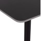 ΣΕΤ ΤΡΑΠΕΖΑΡΙΑΣ 5ΤΜΧ RAVEN HM21067.02 ΚΕΡΑΜΙΚΟ TOP ΜΑΥΡΟ ΜΑΡΜΑΡΟ--ΜΕΤΑΛΛΟ