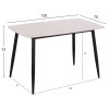 ΣΕΤ ΤΡΑΠΕΖΑΡΙΑΣ 5ΤΜΧ RAVEN HM21068.01 ΚΕΡΑΜΙΚΟ TOP ΛΕΥΚΟ ΜΑΡΜΑΡΟ--ΜΠΕΖ ΥΦΑΣΜΑ